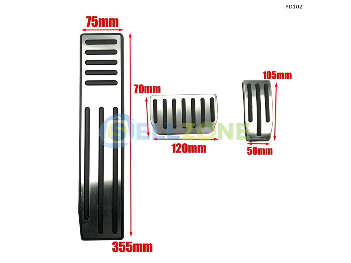Спортни педали против хлъзгане за Tesla Model S и X – газ, спирачка и почиващ – PD102 - Изображение 1 - Sellzone.bg Спортни педали против хлъзгане за Tesla Model S и X – газ, спирачка и почиващ – PD102 - Изображение 1